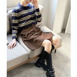 コーデュロイフレアミディスカート | Jewelobe | 詳細画像12 