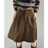 コーデュロイフレアミディスカート | Jewelobe | 詳細画像3 