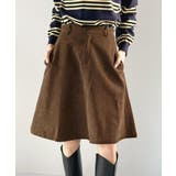 コーデュロイフレアミディスカート | Jewelobe | 詳細画像4 