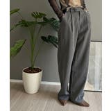 【柄と素材が選べる】ハイウエストセミワイドタックパンツ | Jewelobe | 詳細画像10