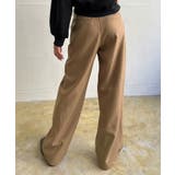 【柄と素材が選べる】ハイウエストセミワイドタックパンツ | Jewelobe | 詳細画像25