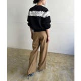 【柄と素材が選べる】ハイウエストセミワイドタックパンツ | Jewelobe | 詳細画像28