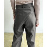 【柄と素材が選べる】ハイウエストセミワイドタックパンツ | Jewelobe | 詳細画像34