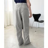 【柄と素材が選べる】ハイウエストセミワイドタックパンツ | Jewelobe | 詳細画像46