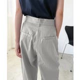 【柄と素材が選べる】ハイウエストセミワイドタックパンツ | Jewelobe | 詳細画像47