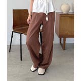 【柄と素材が選べる】ハイウエストセミワイドタックパンツ | Jewelobe | 詳細画像52