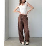 【柄と素材が選べる】ハイウエストセミワイドタックパンツ | Jewelobe | 詳細画像57