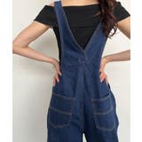 ワイドストレートデニムオーバーオール | Jewelobe | 詳細画像13 