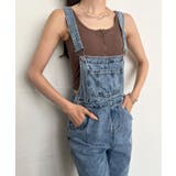 ワイドストレートデニムオーバーオール | Jewelobe | 詳細画像6 