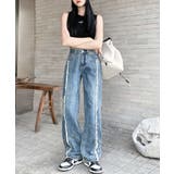 センターフリンジデニムパンツ | Jewelobe | 詳細画像15 