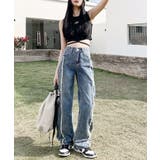 センターフリンジデニムパンツ | Jewelobe | 詳細画像16 