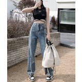 センターフリンジデニムパンツ | Jewelobe | 詳細画像18 