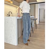 センターフリンジデニムパンツ | Jewelobe | 詳細画像6 
