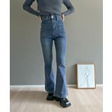 ブルー | パッチポケットブーツカットデニム | Jewelobe