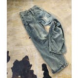 アシンメトリータックルーズデニムパンツ | Jewelobe | 詳細画像22 