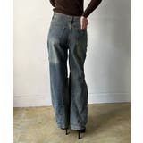 アシンメトリータックルーズデニムパンツ | Jewelobe | 詳細画像3 