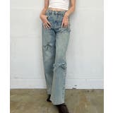 3リボンワイドデニムパンツ | Jewelobe | 詳細画像1 