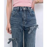 3リボンワイドデニムパンツ | Jewelobe | 詳細画像19 