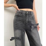 3リボンワイドデニムパンツ | Jewelobe | 詳細画像34 