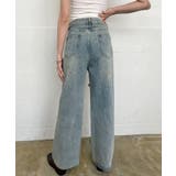 3リボンワイドデニムパンツ | Jewelobe | 詳細画像4 