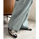 レースカバードダメージワイドデニムパンツ | Jewelobe | 詳細画像12 