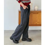 ウールタッチオーバーチェックワイドパンツ | Jewelobe | 詳細画像3