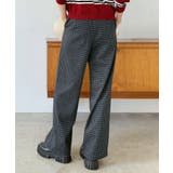 ウールタッチオーバーチェックワイドパンツ | Jewelobe | 詳細画像4