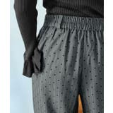 ストライプ×フロッキーハートワイドパンツ | Jewelobe | 詳細画像13