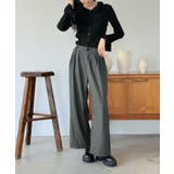 ストライプ×フロッキーハートワイドパンツ | Jewelobe | 詳細画像15