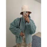 ワイドリブフェイクファーショートブルゾン | Jewelobe | 詳細画像8 