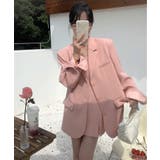 ピンク | オーバーサイズカラージャケット | Jewelobe
