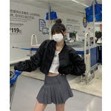 ギャザースリーブクロップドMA-1 | Jewelobe | 詳細画像10 