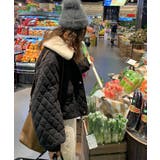 2wayボアカラー中綿キルティングブルゾン | Jewelobe | 詳細画像14 