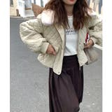 2wayボアカラー中綿キルティングブルゾン | Jewelobe | 詳細画像2 