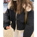 2wayボアカラー中綿キルティングブルゾン | Jewelobe | 詳細画像8 