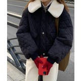 2wayボアカラー中綿キルティングブルゾン | Jewelobe | 詳細画像9 