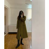 ピークドラペルアシンメトリーコート | Jewelobe | 詳細画像11