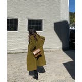 ピークドラペルアシンメトリーコート | Jewelobe | 詳細画像14