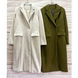 ピークドラペルアシンメトリーコート | Jewelobe | 詳細画像16