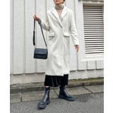 ピークドラペルアシンメトリーコート | Jewelobe | 詳細画像6