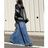 配色パイピングフェイクレザーブルゾン | Jewelobe | 詳細画像12 