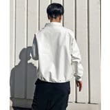 配色パイピングフェイクレザーブルゾン | Jewelobe | 詳細画像4 