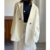 ナナメカフスダブルブレストテーラージャケット | Jewelobe | 詳細画像1 