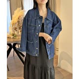 ネイビー | 4ビッグポケットデニムカバーオール | Jewelobe