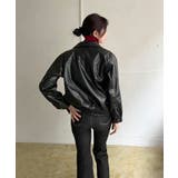 CPOジップアップフェイクレザーブルゾン | Jewelobe | 詳細画像21 