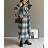 オンブレチェックチェスターコート | Jewelobe | 詳細画像11 