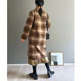 オンブレチェックチェスターコート | Jewelobe | 詳細画像2 