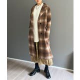 オンブレチェックチェスターコート | Jewelobe | 詳細画像3 