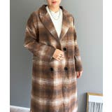 オンブレチェックチェスターコート | Jewelobe | 詳細画像8 