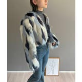 ブルー | ミックスフェイクファーボレロ | Jewelobe